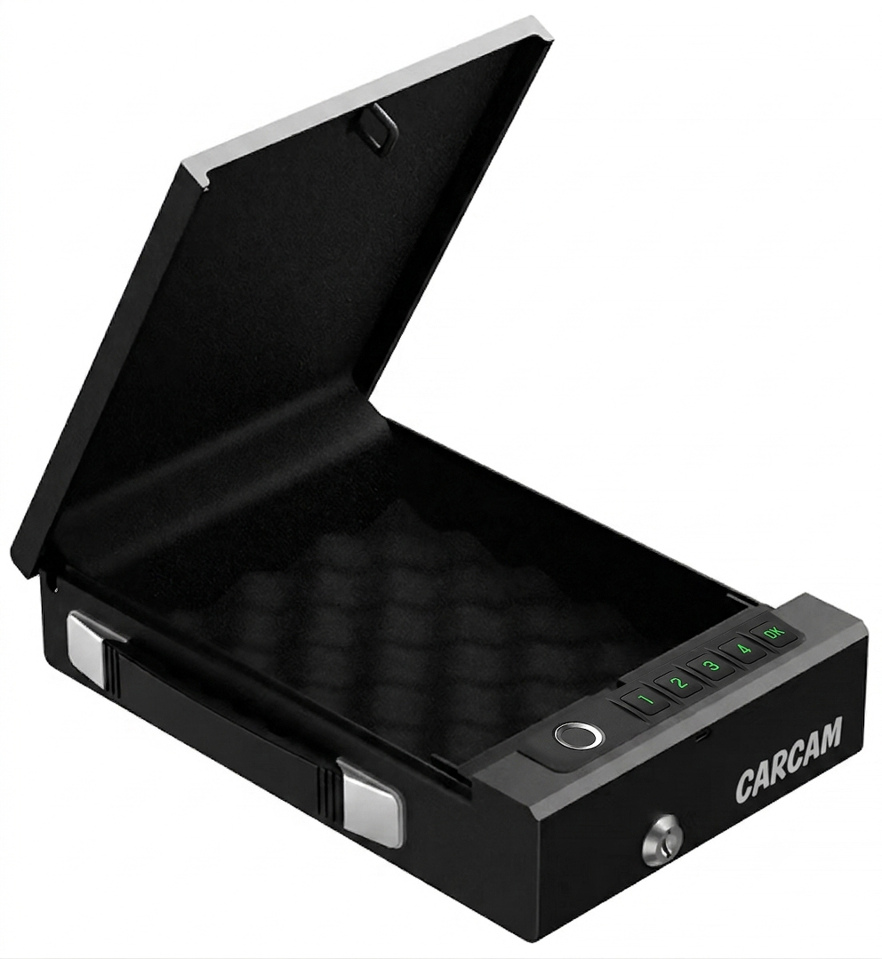 CARCAM Tuya Smart WIFI Fingerprint Safe Box (CCH16), black