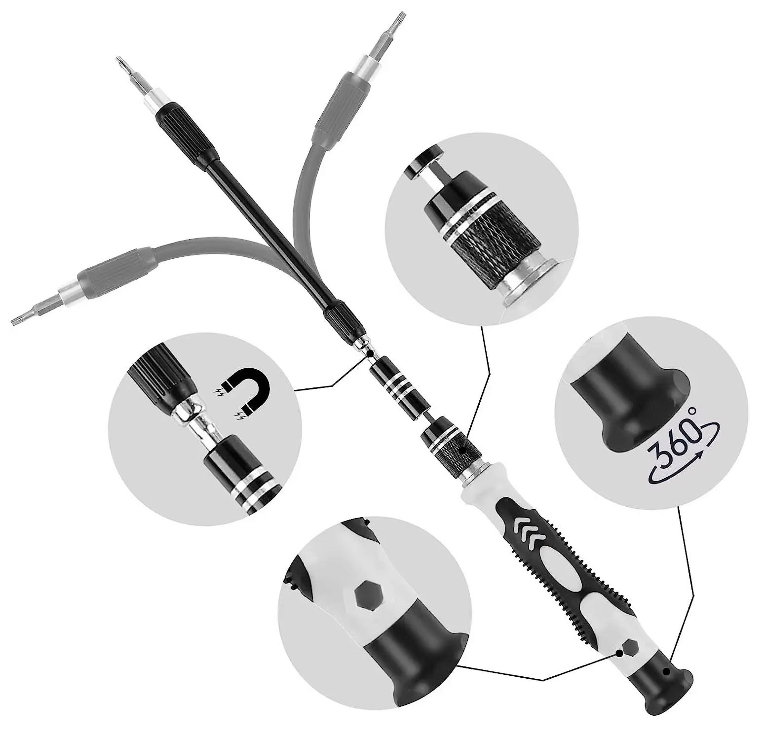 Xiaomi Screwdriver Set 117 in 1 (XMMTT117) Grey Xiaomi Screwdriver Set 117 in 1 (XMMTT117) Grey