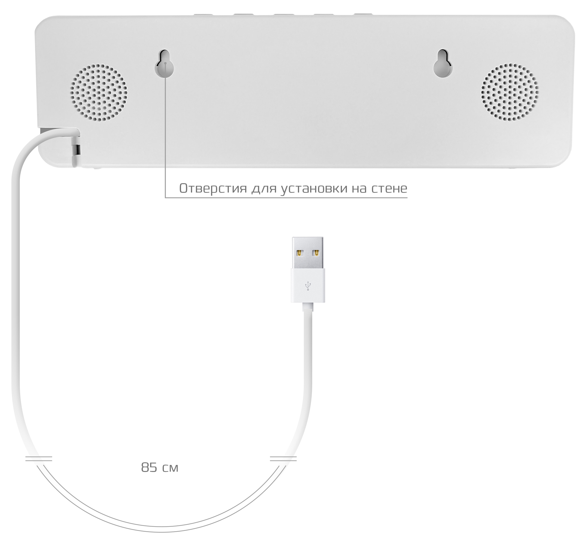CARCAM Tuya WiFi Temperature and Humidity Sensor with Clock Function SZ-01T