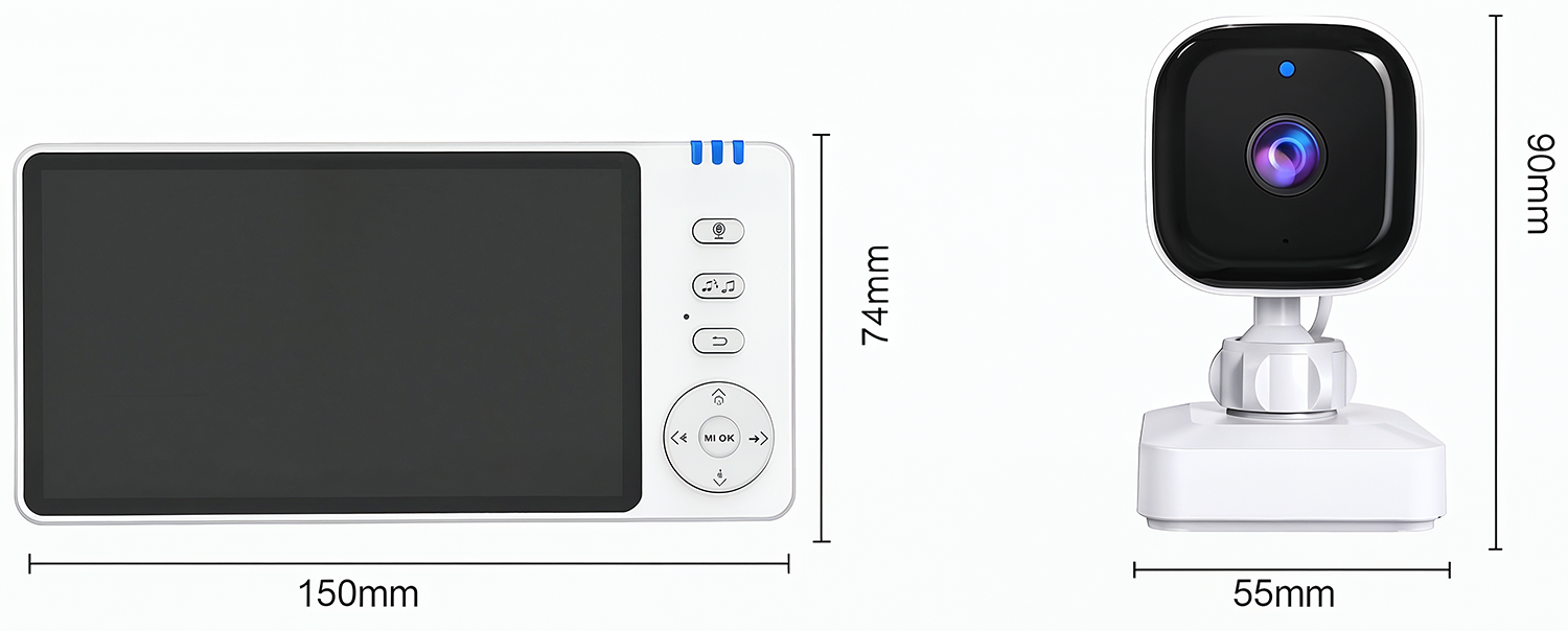 CARCAM Wireless Baby Car Monitor Camera 2000mAh (CCABM950)