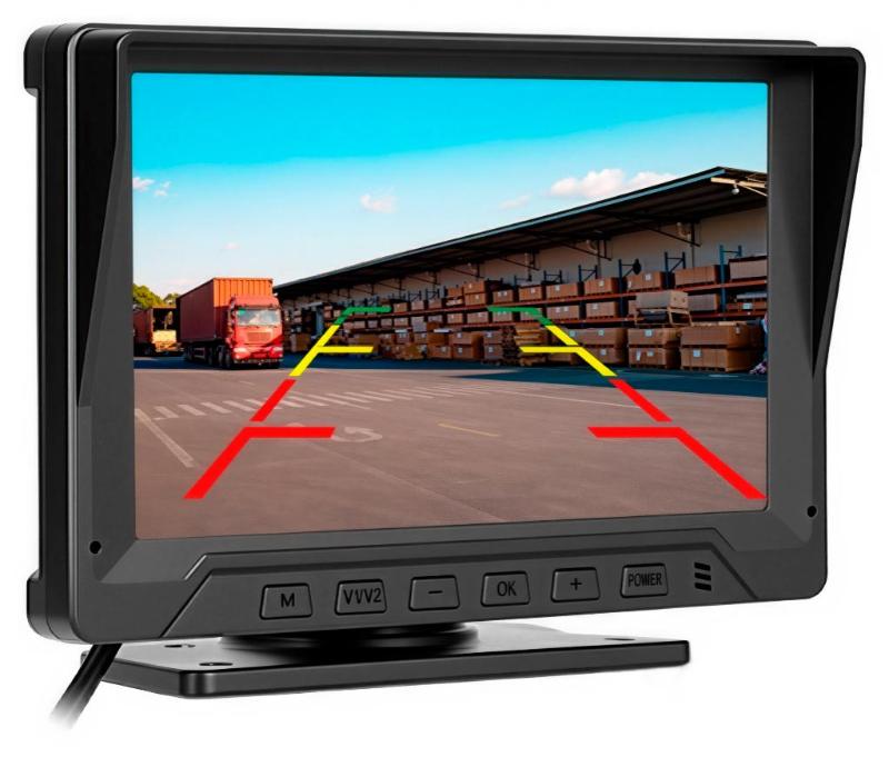 CARCAM 7.0'' TFT LCD Wired Radar Monitor for Parking