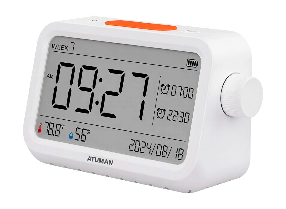 Xiaomi Atuman Multifunctional Thermohygrometer Alarm Clock (MT2)