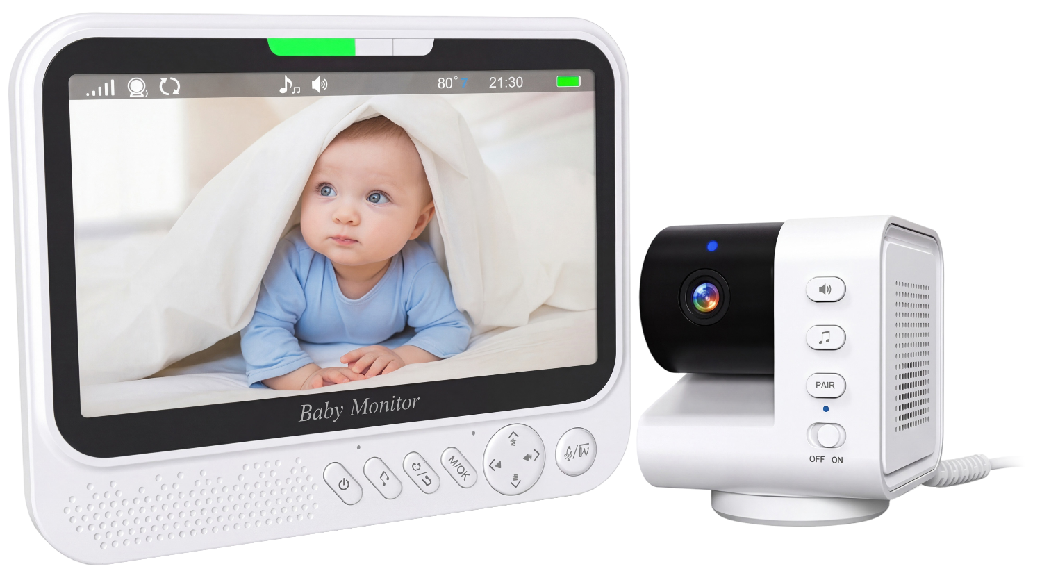 CARCAM Wireless Baby Monitor PTZ Camera (CCABM790)