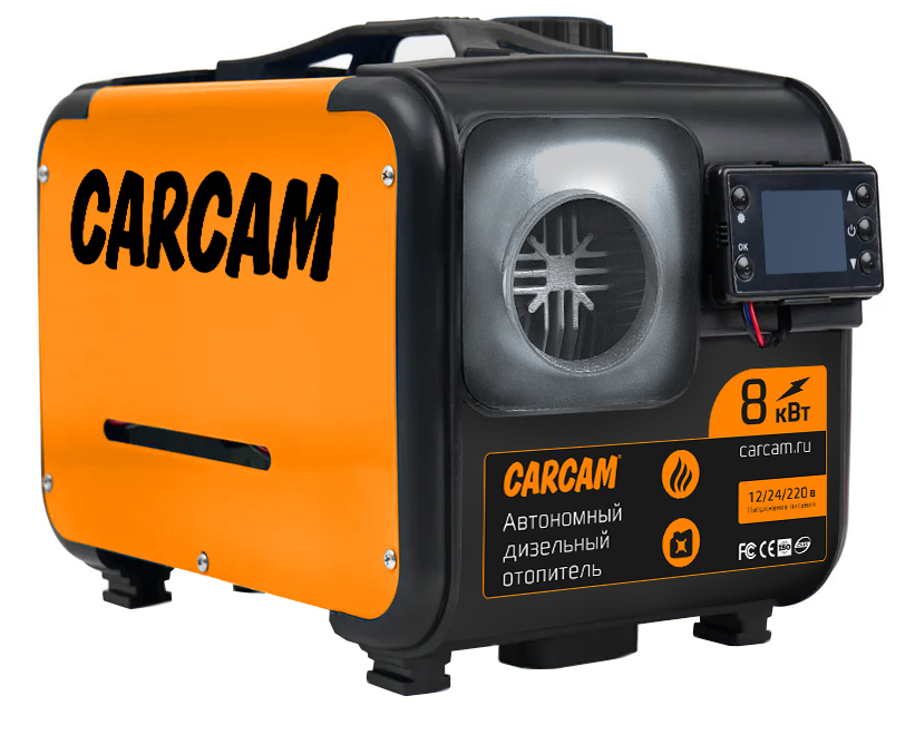 CARCAM Diezel Heater 8KW 12/24/220 Aluminum One Hole (ССDHA11)