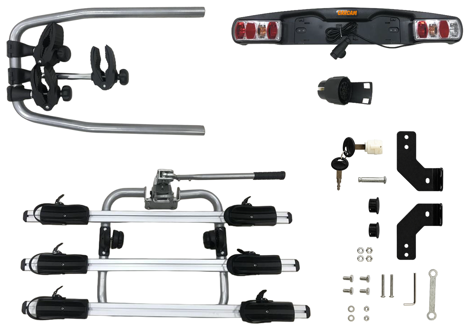 Велокрепление на фаркоп для 3-х велосипедов CARCAM Towbar Bike Rack (CC8314)