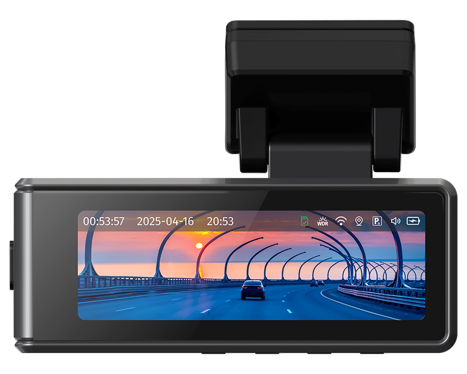 CARCAM 2CH 4K+1080p Mini WiFi Dash Cam GPS DVR R3