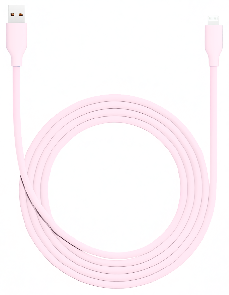 Xiaomi 6A Skin-friendly Silicone Fast Charging Data Cable, 2м (A to C) Purple