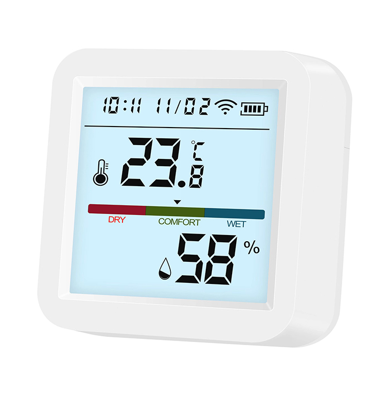CARCAM Tuya WIFI Temperature and Humidity sensor With Light TH05