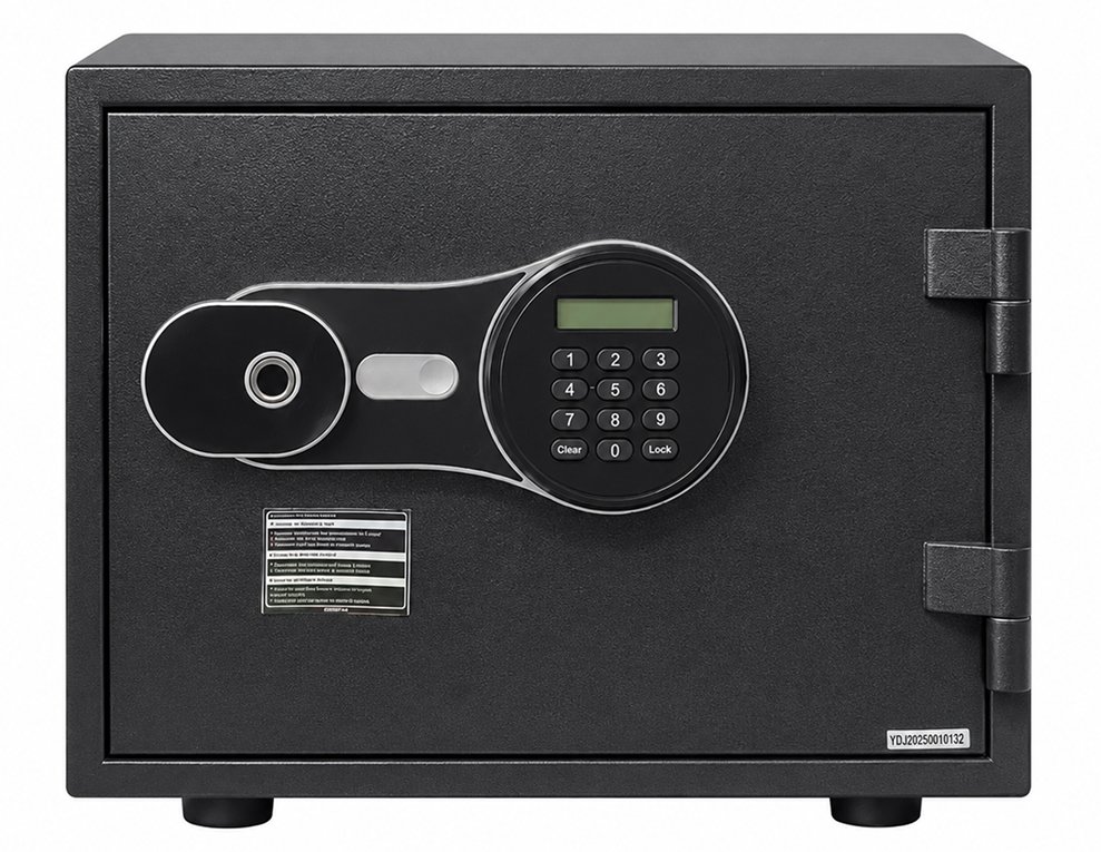 CARCAM Smart Fingerprint Fireproof Safe Box (CC350EDP) Black