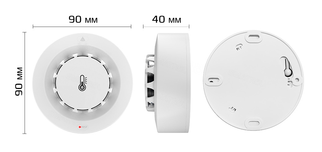 CARCAM Tuya WIFI Smoke sensor 228WTH