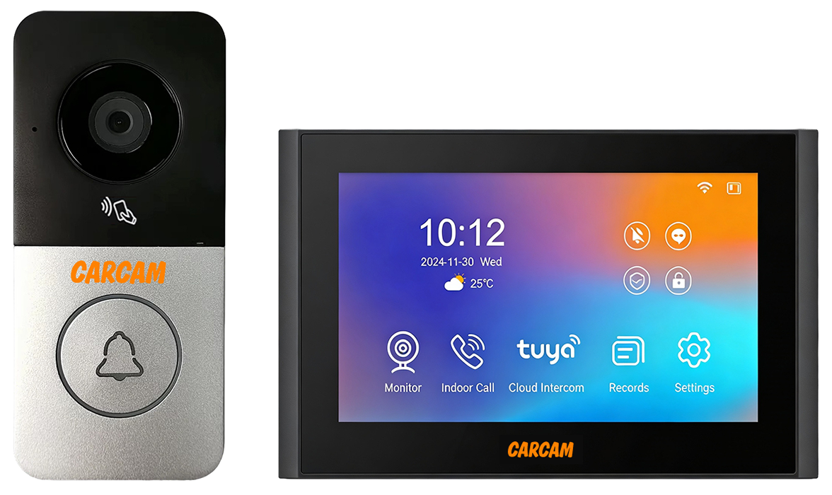 CARCAM 10.1" Tuya Smart IP Video Intercom Kit (CCJDS5)