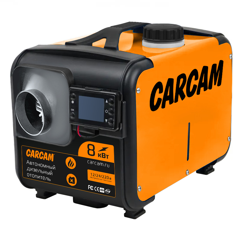 CARCAM Diezel Heater 8KW 12/24/220 Aluminum One Hole (ССDHA11)