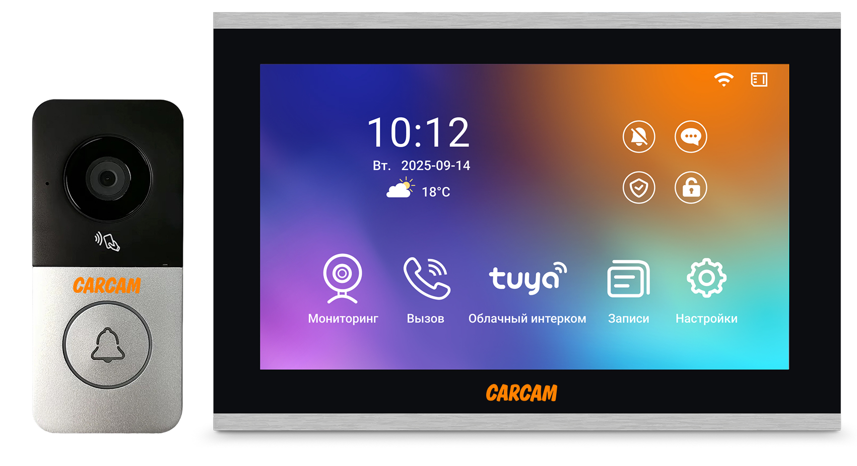 CARCAM 10.1" Tuya Smart IP Video Intercom Kit (CCJDS5)