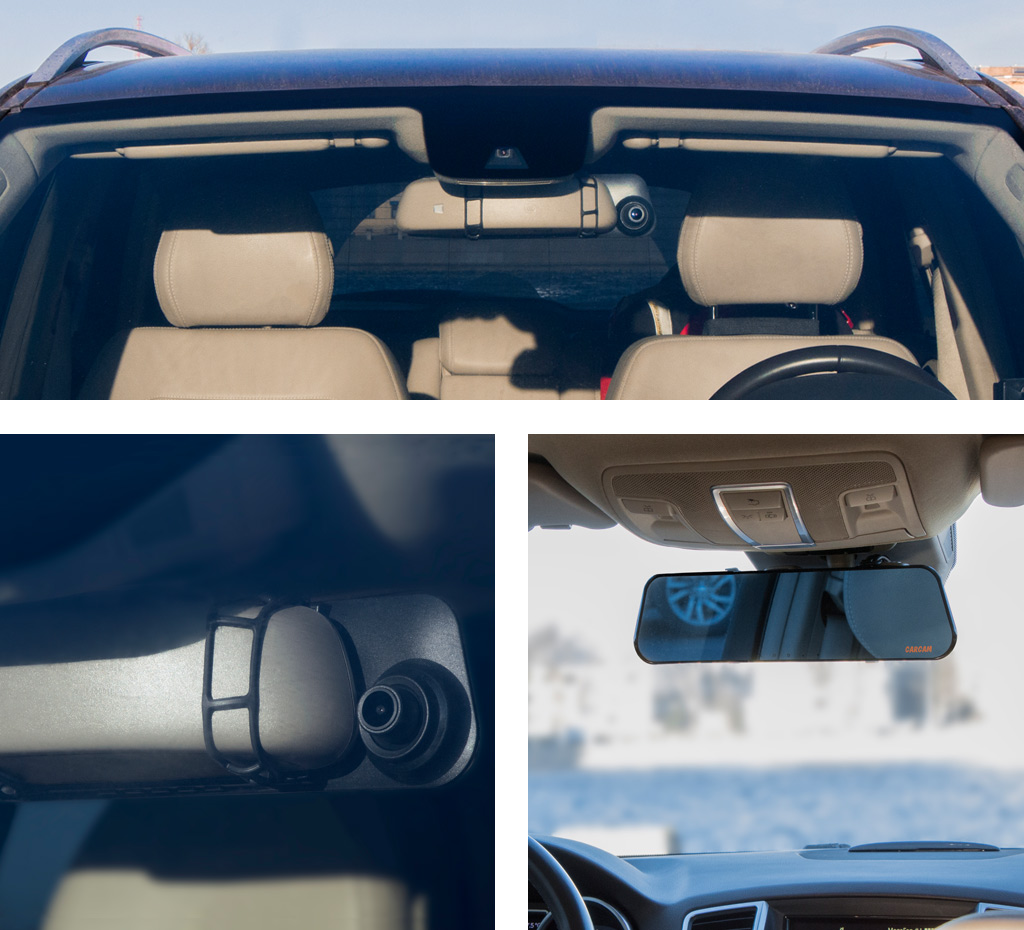 CARCAM Z6 — Размещение в автомобиле