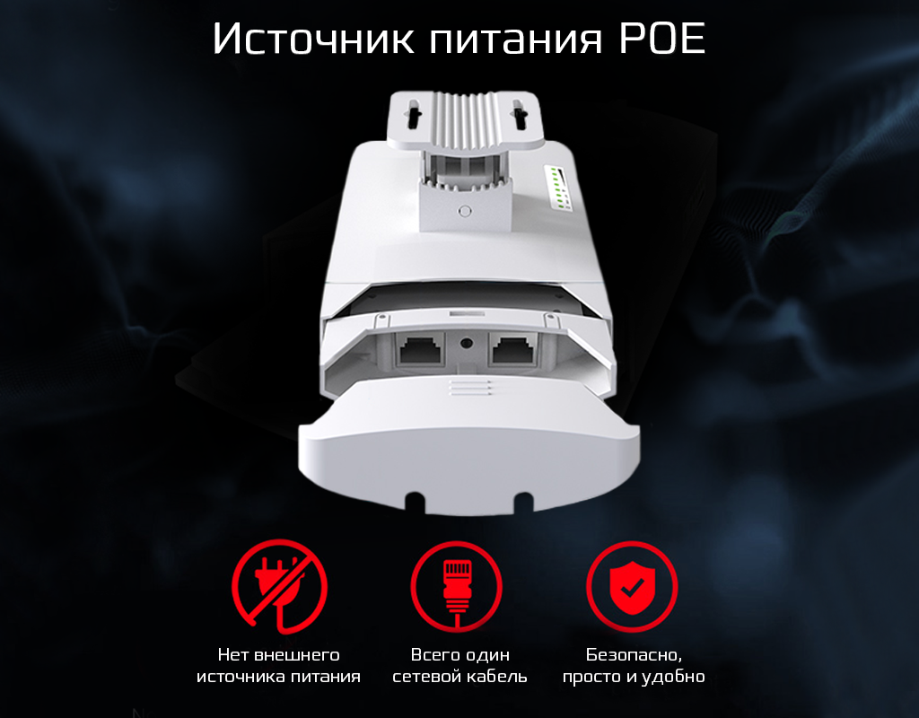 COMFAST Outdoor Wireless CPE 300Mbps 200mW (CF-E120A V3)-рич-4.png