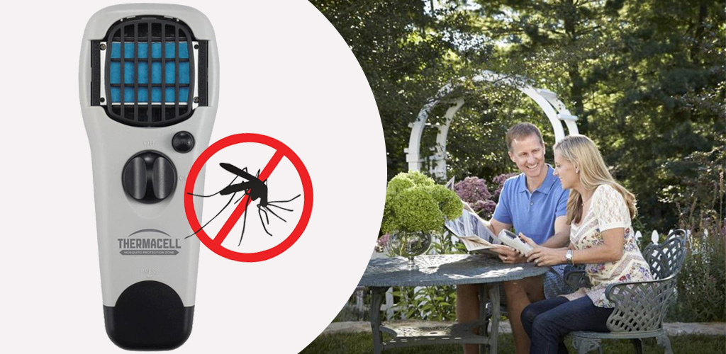 Thermacell Garden Repeller Grey - компактный