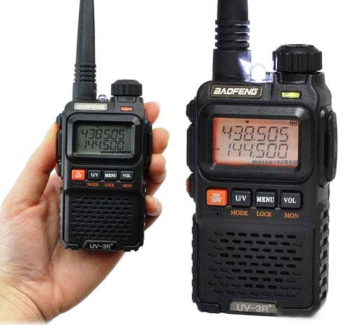 BAOFENG UV-3R+ - одна из самых миниатюрных портативных радиостанций