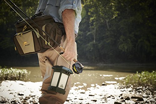 газовая москитная лампа на рыбалке