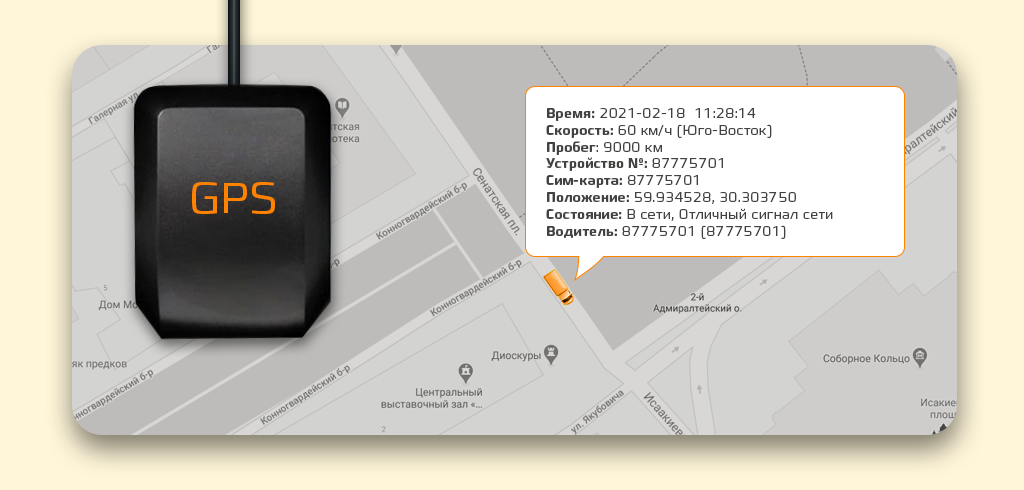 CARCAM MVR8544 - GPS-МОДУЛЬ