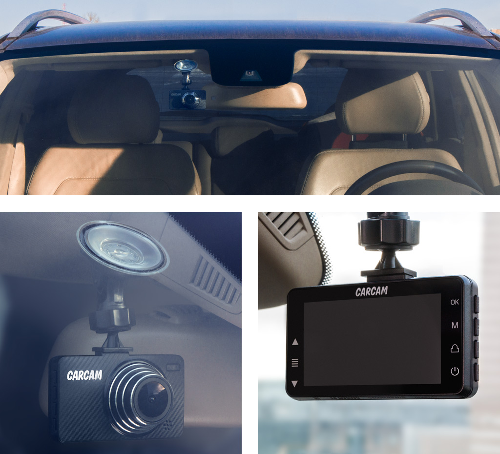 CARCAM D5 — Размещение в автомобиле