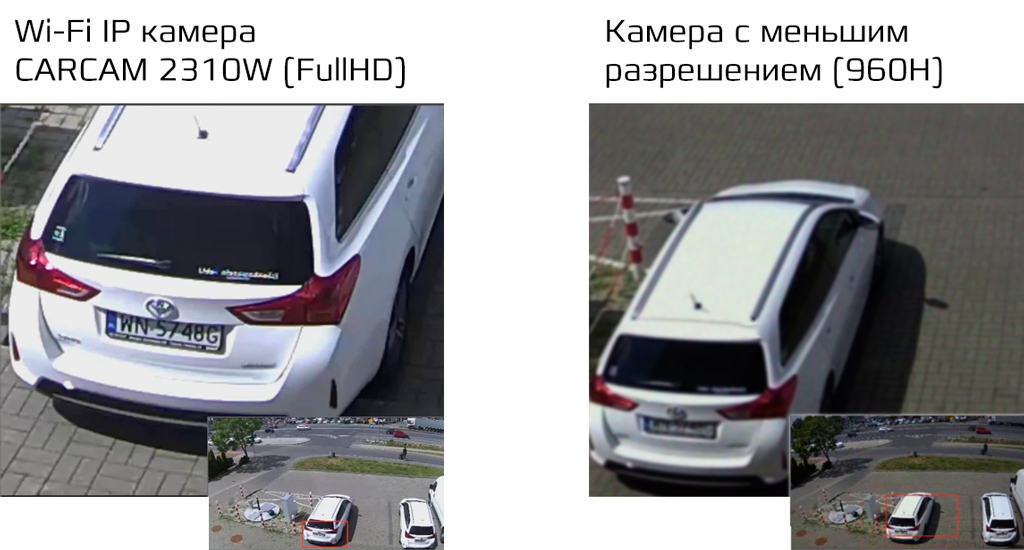 WI-FI IP КАМЕРА КАРКАМ 1270W входит в готовый комплект видеонаблюдения КАРКАМ КИТ-1080 WiFi