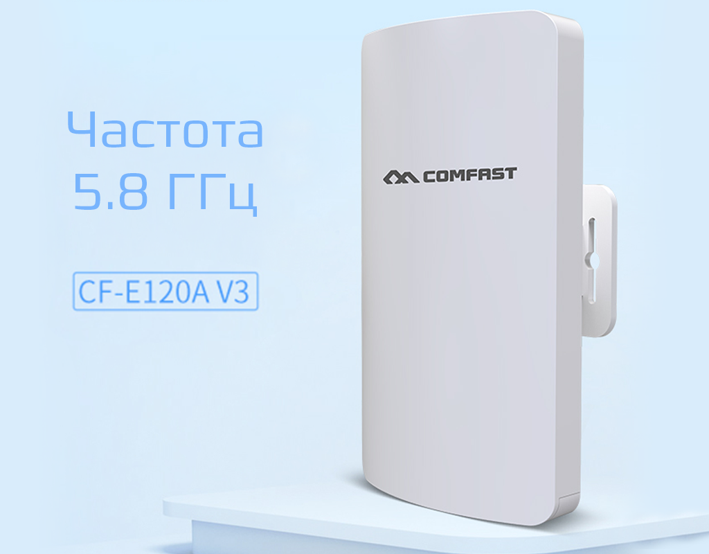 COMFAST Outdoor Wireless CPE 300Mbps 200mW (CF-E120A V3)-рич-1.png