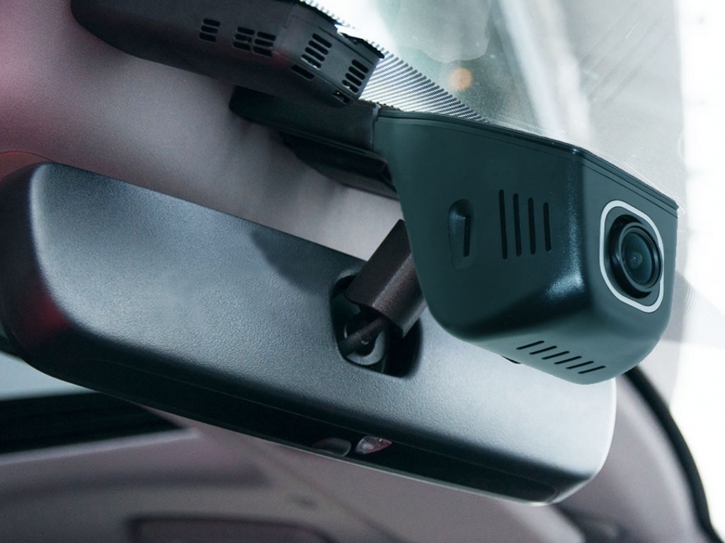 Штатный автомобильный видеорегистратор CARCAM U8-FullHD - Скрытая установка