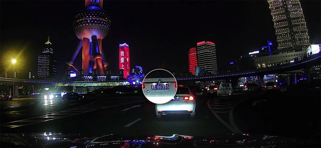 Xiaomi Mijia Car DVR – высокое качество ночной съемки