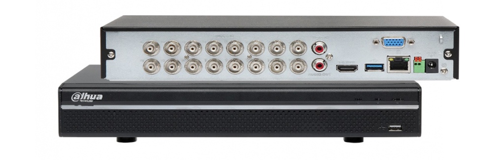 16 канальный гибридный HD видеорегистратор Dahua DHI-XVR4116HS
