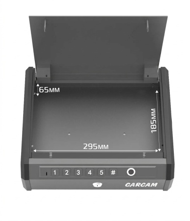 CARCAM Smart Fingerprint Safe Box (CCK1-1) Black