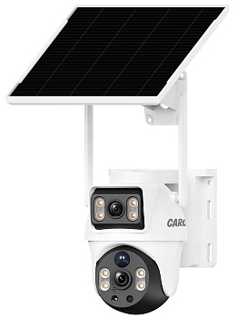 CARCAM 4MP Solar Outdoor PTZ Dual View Camera V380BP9-WIFI