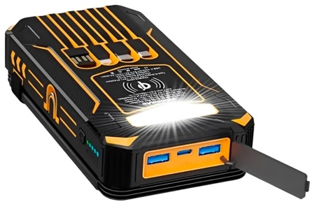 CARCAM SOLAR POWER BANK (CCET306TYN) Orange