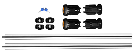 CARCAM ROOF RAIL 1300 мм (CC8708) Silver