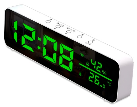 CARCAM Tuya WiFi Temperature and Humidity Sensor with Clock Function SZ-01T CARCAM Tuya WiFi Temperature and Humidity Sensor with Clock Function SZ-01T