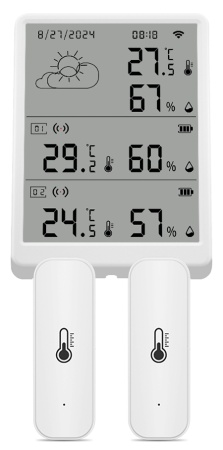 CARCAM Tuya WIFI Temperature Humidity Monitor With Extra Sensor TH16-R2 CARCAM Tuya WIFI Temperature Humidity Monitor With Extra Sensor TH16-R2