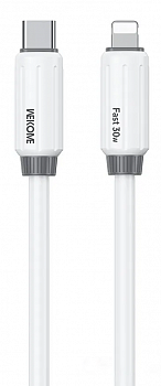 Wekome Fast Data Cable Type-C to Lighting 30W (WDC-29) White