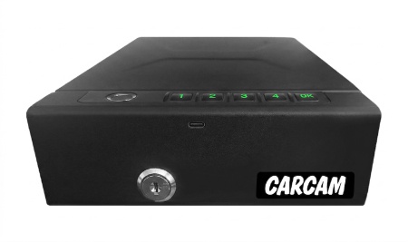 CARCAM Tuya Smart WIFI Fingerprint Safe Box (CCH16), black