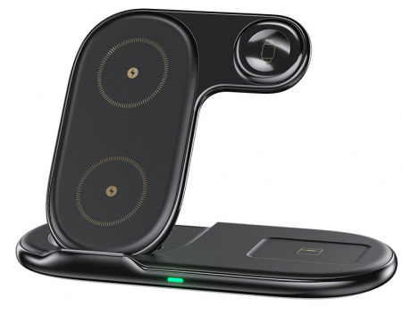Wekome Pop Digital Series Wireless Charging 3-in-1 (WP-U167) Black