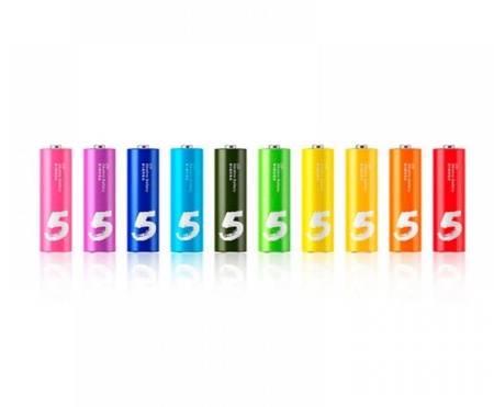 Xiaomi ZMI ZI5 Rainbow AA batteries (10 шт.)