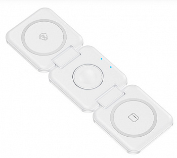 Wekome Folding 3-in-1 Wireless Charger (WP-U174) White