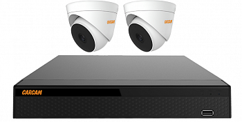 CARCAM 4CH XVR KIT 3004/2075X2