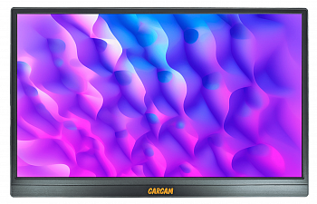 CARCAM 15.6'' IPS 1080P 60Hz Portable Monitor Type-C*2 miniHDMI for PC Laptop Phone (CCEP156FA)