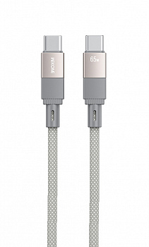 Wekome Magneto Series Magnetic Data Cable Type-C to Type-C 1m 65W (WDC-46) Grey
