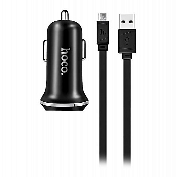 Hoco Z1i АЗУ 2USB 2.1A для Lightning 8-pin Черный (iPhone) Hoco Z1i АЗУ 2USB 2.1A для Lightning 8-pin Черный (iPhone)