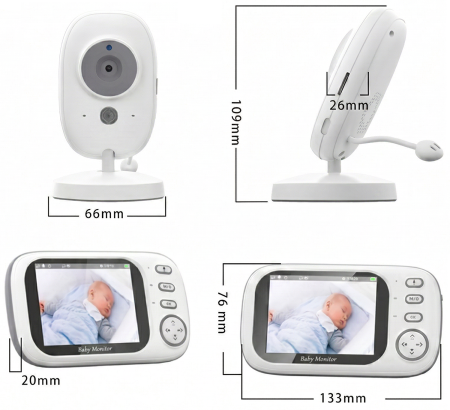 CARCAM Baby Monitor Camera 2,4Ghz (XMABM600)