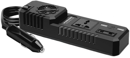 CARCAM IN-CAR Intelligent Car Power Inverter 200W (M1666)