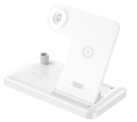 XO 4-in-1 Foldable Wireless Charging Holder (XO-WX033) White