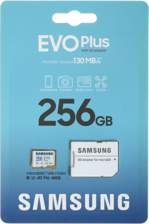 Samsung EVO Plus 256GB microSDXC UHS-I (MB-MC256SA/CN)