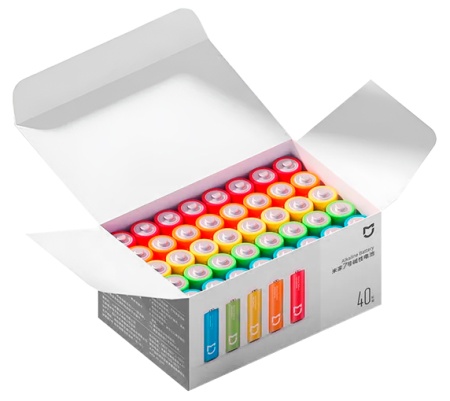 Xiaomi Mijia No.7 AAA  Alkaline Battery 40 pcs