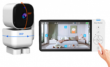 CARCAM Wireless Baby Monitor PTZ Camera (XMABM720)